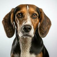 carino bassetto cane da caccia cane foto