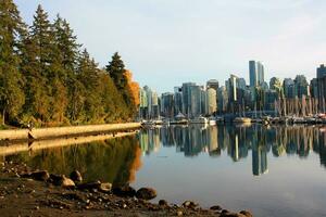 autunno nel Vancouver, Britannico Colombia, Canada foto