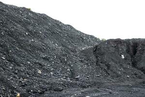 indonesiano vapore carbone muto nel Aperto campi, carbone Conservazione azione foto