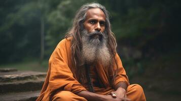 guru purnima India vacanza concettuale sfondo, generativo ai foto