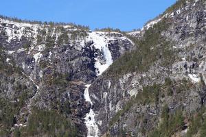 con una nave da crociera attraverso l'ardalsfjord foto