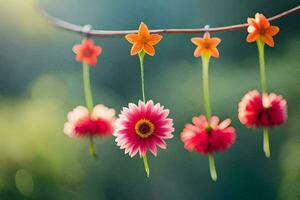 foto sfondo il cielo, fiori, il sole, il fiori, il sole, il fiori,. ai-generato