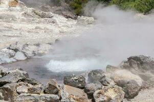 furnas fumarole su sao miguel isola nel il azzorre arcipelago foto