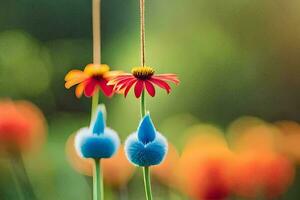 foto sfondo il cielo, fiori, il cielo, fiori, il cielo, fiori, il cielo. ai-generato