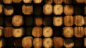 industriale Di legno, rivestire di legno, pino legna rivestire di legno, legname, di legno tavole. generativo ai foto