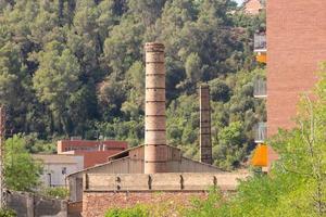 cervello vicino alla città di barcellona foto