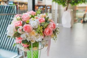 bouquet di fiori con copia spazio foto