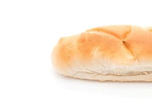 pane francese su sfondo bianco