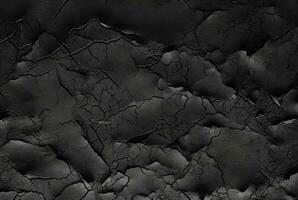 buio nero cemento struttura sfondo. generativo ai foto