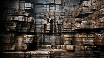 della natura tela roccia formazioni nel un' nazionale parco, generativo ai foto
