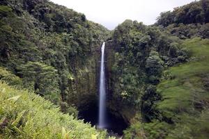 isola hawaii, cascate akaka hawaii foto