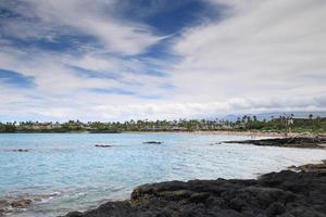 anaeho'omar beach, grande isola delle hawaii foto