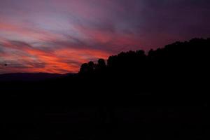 un tramonto pazzesco in israele vedute della terra santa foto