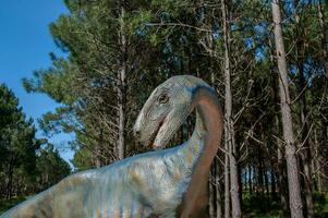 dino parco, dinosauro tema parco nel Lourinha, Portogallo foto