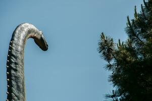 dino parco, dinosauro tema parco nel Lourinha, Portogallo foto