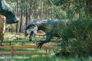 dino parco, dinosauro tema parco nel Lourinha, Portogallo foto