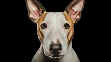 realistico ritratto di Toro terrier cane. ai generato foto