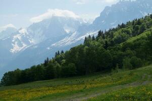 paesaggio di il francese Alpi foto