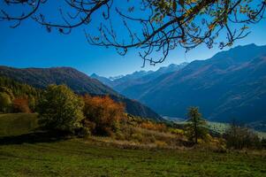 paysage des alpes suisse it automne foto