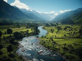 ai generativo terra mondo natura concetto foto