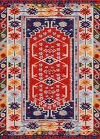 tappeto di design in tessuto tradizionale asiatico