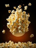 ai generativo un' foto di Popcorn