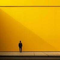 giallo minimalista sfondo foto