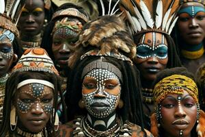 il diversità e resilienza di africano popoli e foto