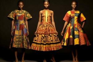 il unico e intrigante africano moda tendenze foto