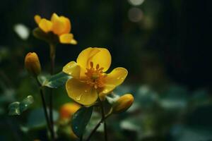 bellezza nel natura giallo petalo fiorire all'aperto foto