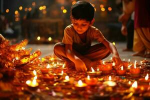 Diwali celebrazione Immagine HD foto