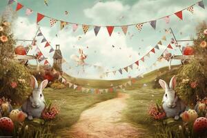 Pasqua banner Immagine HD foto