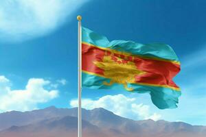 bandiera sfondo di eritrea foto