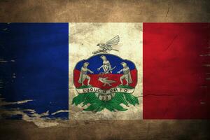 bandiera sfondo di Haiti foto