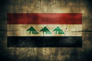 bandiera sfondo di Iraq foto