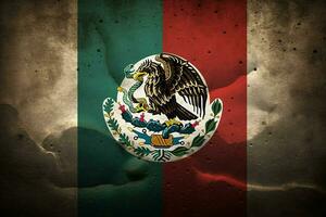 bandiera sfondo di Messico foto