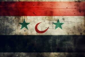 bandiera sfondo di Siria foto