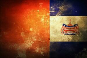 bandiera sfondo di Tailandia foto