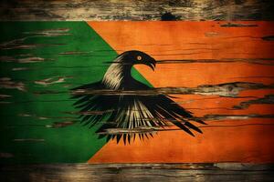 bandiera sfondo di Zambia foto
