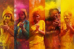 holi banner Immagine HD foto