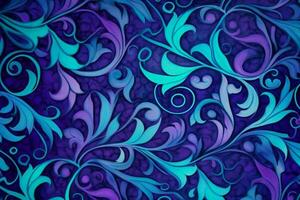 viola e blu sfondo con un' swirly design foto