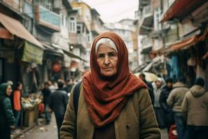 turk donna Turco città foto