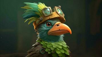 un' personaggio a partire dal il gioco un' uccello con un' fascia per capelli foto