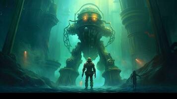 un' manifesto per un' film chiamato bioshock foto