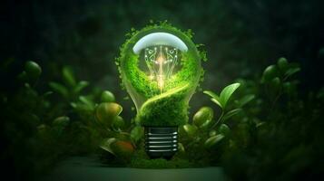 concetto di energia verde foto