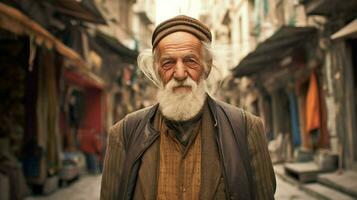 turk vecchio persona Turco città foto