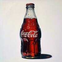 nuovo Coca Cola interrotto nel 2002 con bianca sfondo foto