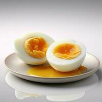 fotorealistico Prodotto tiro cibo fotografia uova foto