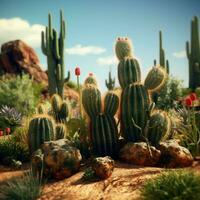 cactus alto qualità 4k ultra HD hdr foto