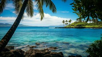 immagine blu oceano Hawaii foto